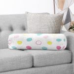 - RealHomes Özel Tasarımlı Dijital Baskılı İç Dolgulu Fermuarlı Silindir Yastık - Realhomes  Renkli Puantiyeli Dijital Baskılı Dekoratif İç Dolgulu Yumuşak Silindir Form Yastık Kırlent Realhomes