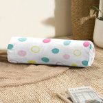 - RealHomes Özel Tasarımlı Dijital Baskılı İç Dolgulu Fermuarlı Silindir Yastık - Realhomes  Renkli Puantiyeli Dijital Baskılı Dekoratif İç Dolgulu Yumuşak Silindir Form Yastık Kırlent Realhomes