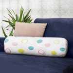 - RealHomes Özel Tasarımlı Dijital Baskılı İç Dolgulu Fermuarlı Silindir Yastık - Realhomes  Renkli Puantiyeli Dijital Baskılı Dekoratif İç Dolgulu Yumuşak Silindir Form Yastık Kırlent Realhomes