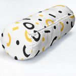 - RealHomes Özel Tasarımlı Dijital Baskılı İç Dolgulu Fermuarlı Silindir Yastık - Realhomes Geometrik Motifli Dijital Baskılı Dekoratif İç Dolgulu - Fermuarlı Süet Silindir Daire Yastık Kırlent Realhomes