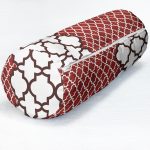 - RealHomes Özel Tasarımlı Dijital Baskılı İç Dolgulu Fermuarlı Silindir Yastık - Realhomes Modern Geometrik Desenli Dijital Baskılı İç Dolgulu - Fermuarlı Süet Silindir Daire Yastık Kırlent Realhomes