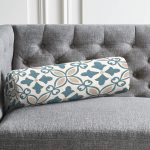 Çiçek Desenli Özel Tasarım Dijital Baskılı Modern İç Dolgulu - Fermuarlı Süet Silindir Daire Yastık Kırlent Realhomes