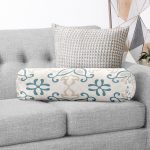 - RealHomes Özel Tasarımlı Dijital Baskılı İç Dolgulu Fermuarlı Silindir Yastık - Realhomes Modern Motifli Dijital Baskılı Dekoratif İç Dolgulu - Fermuarlı Süet Berjer Silindir Yastık Kırlent Realhomes