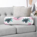 - RealHomes Özel Tasarımlı Dijital Baskılı İç Dolgulu Fermuarlı Silindir Yastık - Realhomes Realhomes Puanlı Palmiye Desenli Modern İç Dolgulu Fermuarlı Çok Amaçlı Silindir Yastık Kırlent Realhomes