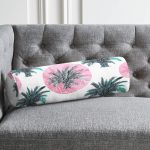 - RealHomes Özel Tasarımlı Dijital Baskılı İç Dolgulu Fermuarlı Silindir Yastık - Realhomes Realhomes Puanlı Palmiye Desenli Modern İç Dolgulu Fermuarlı Çok Amaçlı Silindir Yastık Kırlent Realhomes