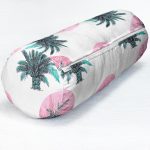 - RealHomes Özel Tasarımlı Dijital Baskılı İç Dolgulu Fermuarlı Silindir Yastık - Realhomes Realhomes Puanlı Palmiye Desenli Modern İç Dolgulu Fermuarlı Çok Amaçlı Silindir Yastık Kırlent Realhomes