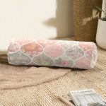 - RealHomes Özel Tasarımlı Dijital Baskılı İç Dolgulu Fermuarlı Silindir Yastık - Realhomes Ogea Çiçek Desenli Modern İç Dolgulu Süet Silindir Yastık Kırlent - Bel Yastığı Realhomes