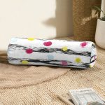 - RealHomes Özel Tasarımlı Dijital Baskılı İç Dolgulu Fermuarlı Silindir Yastık - Realhomes Realhomes Yatay Temalı Gökkuşağı Puanlı Modern İç Dolgulu - Fermuarlı Süet Silindir Yuvarlak Yastık Kırlent Realhomes