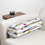 - RealHomes Özel Tasarımlı Dijital Baskılı İç Dolgulu Fermuarlı Silindir Yastık - Realhomes Realhomes Yatay Temalı Gökkuşağı Puanlı Modern İç Dolgulu - Fermuarlı Süet Silindir Yuvarlak Yastık Kırlent Realhomes