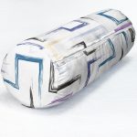 Snake Temalı Desenli Dijital Baskılı İç Dolgulu Fermuarlı Çok Amaçlı Silindir Yastık Kırlent Realhomes