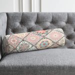 - RealHomes Özel Tasarımlı Dijital Baskılı İç Dolgulu Fermuarlı Silindir Yastık - Realhomes Geometrik Şekilli Hint Desenli Dijital Baskılı İç Dolgulu Yumuşak Silindir Form Yastık Kırlent Realhomes