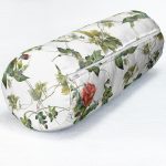 - RealHomes Özel Tasarımlı Dijital Baskılı İç Dolgulu Fermuarlı Silindir Yastık - Realhomes  Haki Yeşili Kanaviçe Desenli Dijital Baskılı İç Dolgulu - Fermuarlı Süet Silindir Yuvarlak Yastık Kırlent Realhomes