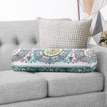 - RealHomes Özel Tasarımlı Dijital Baskılı İç Dolgulu Fermuarlı Silindir Yastık - Realhomes Yatay Desenli Çini Motifli Modern Dijital Baskılı İç Dolgulu Süet Silindir Yastık Kırlent - Bel Yastığı Realhomes