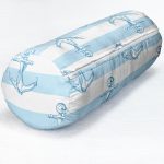 - RealHomes Özel Tasarımlı Dijital Baskılı İç Dolgulu Fermuarlı Silindir Yastık - Realhomes Realhomes Mavi Beyaz Denizci Dijital Baskılı Modern İç Dolgulu - Fermuarlı Süet Silindir Yuvarlak Yastık Kırlent Realhomes