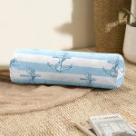 - RealHomes Özel Tasarımlı Dijital Baskılı İç Dolgulu Fermuarlı Silindir Yastık - Realhomes Realhomes Mavi Beyaz Denizci Dijital Baskılı Modern İç Dolgulu - Fermuarlı Süet Silindir Yuvarlak Yastık Kırlent Realhomes