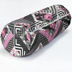 - RealHomes Özel Tasarımlı Dijital Baskılı İç Dolgulu Fermuarlı Silindir Yastık - Realhomes Çiçek Desenli Puan Motifli İç Dolgulu - Fermuarlı Süet Silindir Daire Yastık Kırlent Realhomes