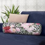 - RealHomes Özel Tasarımlı Dijital Baskılı İç Dolgulu Fermuarlı Silindir Yastık - Realhomes Leopar Temalı Kanaviçe Desenli Dijital Baskılı İç Dolgulu Fermuarlı Çok Amaçlı Silindir Yastık Kırlent Realhomes