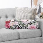 - RealHomes Özel Tasarımlı Dijital Baskılı İç Dolgulu Fermuarlı Silindir Yastık - Realhomes Leopar Temalı Kanaviçe Desenli Dijital Baskılı İç Dolgulu Fermuarlı Çok Amaçlı Silindir Yastık Kırlent Realhomes