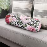 - RealHomes Özel Tasarımlı Dijital Baskılı İç Dolgulu Fermuarlı Silindir Yastık - Realhomes Leopar Temalı Kanaviçe Desenli Dijital Baskılı İç Dolgulu Fermuarlı Çok Amaçlı Silindir Yastık Kırlent Realhomes