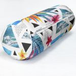 - RealHomes Özel Tasarımlı Dijital Baskılı İç Dolgulu Fermuarlı Silindir Yastık - Realhomes Siyah Puanlı Ogea Desenli Dekoratif İç Dolgulu - Fermuarlı Süet Berjer Silindir Yastık Kırlent Realhomes