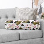 - RealHomes Özel Tasarımlı Dijital Baskılı İç Dolgulu Fermuarlı Silindir Yastık - Realhomes Mozaik Desenli Dekoratif İç Dolgulu - Fermuarlı Süet Silindir Rulo Yastık Kırlent Realhomes