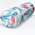 - RealHomes Özel Tasarımlı Dijital Baskılı İç Dolgulu Fermuarlı Silindir Yastık - Realhomes  Palmiye Desenli Geometrik Şekiller Dekoratif İç Dolgulu - Fermuarlı Süet Silindir Yuvarlak Yastık Kırlent Realhomes