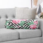 - RealHomes Özel Tasarımlı Dijital Baskılı İç Dolgulu Fermuarlı Silindir Yastık - Realhomes Karışık Desenli Gül Dijital Baskılı Dekoratif İç Dolgulu - Fermuarlı Süet Silindir Daire Yastık Kırlent Realhomes