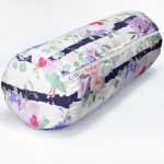 - RealHomes Özel Tasarımlı Dijital Baskılı İç Dolgulu Fermuarlı Silindir Yastık - Realhomes  Sümbül Desenli Yatay Çizgili Dekoratif İç Dolgulu - Fermuarlı Süet Silindir Rulo Yastık Kırlent Realhomes
