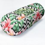 Zikzak Zebra Desenli Dijital Baskılı İç Dolgulu - Fermuarlı Süet Berjer Silindir Yastık Kırlent Realhomes