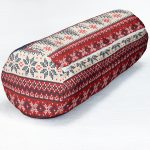 - RealHomes Özel Tasarımlı Dijital Baskılı İç Dolgulu Fermuarlı Silindir Yastık - Realhomes Yılbaşı Geyikleri Motifli Dijital Baskılı İç Dolgulu - Fermuarlı Süet Berjer Silindir Yastık Kırlent Realhomes