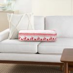 - RealHomes Özel Tasarımlı Dijital Baskılı İç Dolgulu Fermuarlı Silindir Yastık - Realhomes Kırmızı Geyik Desenli Özel Tasarımlı Dijital Baskılı Modern İç Dolgulu Süet Silindir Yastık Kırlent - Bel Yastığı Realhomes