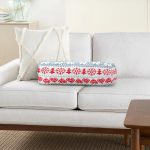 Yılbaşı Konsept Desenli Özel Tasarımlı Dijital Baskılı Modern İç Dolgulu Fermuarlı Çok Amaçlı Silindir Yastık Kırlent Realhomes