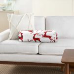 - RealHomes Özel Tasarımlı Dijital Baskılı İç Dolgulu Fermuarlı Silindir Yastık - Realhomes Ekose Renkli Geyik Desenli Özel Tasarımlı Dijital Baskılı Modern İç Dolgulu Yumuşak Silindir Form Yastık Kırlent Realhomes