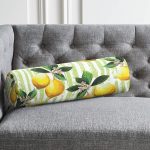 - RealHomes Özel Tasarımlı Dijital Baskılı İç Dolgulu Fermuarlı Silindir Yastık - Realhomes Yeşil Zeminli 3 Boyutlu Limon Desenli Dijital Baskılı İç Dolgulu Süet Silindir Yastık Kırlent - Bel Yastığı Realhomes
