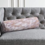 - RealHomes Özel Tasarımlı Dijital Baskılı İç Dolgulu Fermuarlı Silindir Yastık - Realhomes Pudra Renkli Mermer Desenli Dijital Baskılı İç Dolgulu - Fermuarlı Süet Berjer Silindir Yastık Kırlent Realhomes