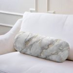 - RealHomes Özel Tasarımlı Dijital Baskılı İç Dolgulu Fermuarlı Silindir Yastık - Realhomes  Modern Mermer Desenli Dijital Baskılı İç Dolgulu - Fermuarlı Süet Silindir Daire Yastık Kırlent Realhomes