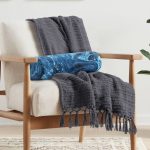 - RealHomes Özel Tasarımlı Dijital Baskılı İç Dolgulu Fermuarlı Silindir Yastık - Realhomes Mavi Ebru Motifleri Dijital Baskılı İç Dolgulu Süet Silindir Yastık Kırlent - Bel Yastığı Realhomes