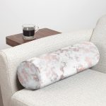 - RealHomes Özel Tasarımlı Dijital Baskılı İç Dolgulu Fermuarlı Silindir Yastık - Realhomes  Mermer Zeminli Dijital Baskılı İç Dolgulu Fermuarlı Çok Amaçlı Silindir Yastık Kırlent Realhomes