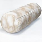 - RealHomes Özel Tasarımlı Dijital Baskılı İç Dolgulu Fermuarlı Silindir Yastık - Realhomes  Mermer Zeminli Modern Tasarım İç Dolgulu Süet Silindir Yastık Kırlent - Bel Yastığı Realhomes