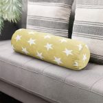 - RealHomes Özel Tasarımlı Dijital Baskılı İç Dolgulu Fermuarlı Silindir Yastık - Realhomes Modern Yıldız Desenli Dijital Baskılı Dekoratif İç Dolgulu Süet Silindir Yastık Kırlent - Bel Yastığı Realhomes