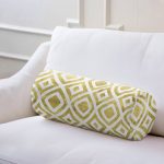 - RealHomes Özel Tasarımlı Dijital Baskılı İç Dolgulu Fermuarlı Silindir Yastık - Realhomes Geometrik Şekilli Altın Detaylı Modern İç Dolgulu Süet Silindir Yastık Kırlent - Bel Yastığı Realhomes