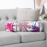 - RealHomes Özel Tasarımlı Dijital Baskılı İç Dolgulu Fermuarlı Silindir Yastık - Realhomes Realhomes Renkli Palmiyeler Özel Tasarımlı Dijital Baskılı Modern İç Dolgulu Süet Silindir Yastık Kırlent - Bel Yastığı Realhomes