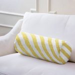 - RealHomes Özel Tasarımlı Dijital Baskılı İç Dolgulu Fermuarlı Silindir Yastık - Realhomes Modern Altın Çizgiler Özel Tasarımlı İç Dolgulu Fermuarlı Çok Amaçlı Silindir Yastık Kırlent Realhomes