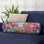 - RealHomes Özel Tasarımlı Dijital Baskılı İç Dolgulu Fermuarlı Silindir Yastık - Realhomes Realhomes Mozaik Desenli Özel Tasarım İç Dolgulu - Fermuarlı Süet Silindir Daire Yastık Kırlent Realhomes