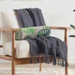 - RealHomes Özel Tasarımlı Dijital Baskılı İç Dolgulu Fermuarlı Silindir Yastık - Realhomes Çuval Zeminli Palmiye Yaprakları Özel Tasarım İç Dolgulu Yumuşak Silindir Form Yastık Kırlent Realhomes