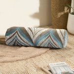 - RealHomes Özel Tasarımlı Dijital Baskılı İç Dolgulu Fermuarlı Silindir Yastık - Realhomes  Renklerin Uyumu Geometrik Tasarımlı Dekoratif İç Dolgulu Süet Silindir Yastık Kırlent - Bel Yastığı Realhomes