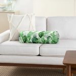 Suluboya Kaktüs Tasarımlı Dijital Baskılı Dekoratif İç Dolgulu Süet Silindir Yastık Kırlent - Bel Yastığı Realhomes