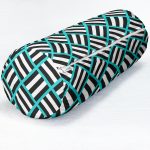 - RealHomes Özel Tasarımlı Dijital Baskılı İç Dolgulu Fermuarlı Silindir Yastık - Realhomes Mavi Çizgili Siyah Beyaz Desenli Dekoratif İç Dolgulu - Fermuarlı Süet Silindir Rulo Yastık Kırlent Realhomes