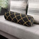 - RealHomes Özel Tasarımlı Dijital Baskılı İç Dolgulu Fermuarlı Silindir Yastık - Realhomes  Gold Detaylı Ogea Desenli Dekoratif Modern İç Dolgulu - Fermuarlı Süet Silindir Daire Yastık Kırlent Realhomes