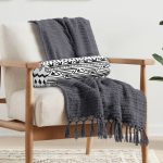 - RealHomes Özel Tasarımlı Dijital Baskılı İç Dolgulu Fermuarlı Silindir Yastık - Realhomes Siyah Beyaz Dekoratif African Motifli Modern İç Dolgulu - Fermuarlı Süet Berjer Silindir Yastık Kırlent Realhomes